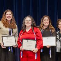 Nursing team with their citation awards